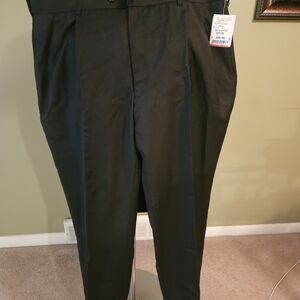 Louis Raphael Black Pleated Dress Pants